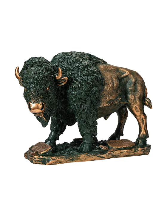 Buffalo Trace 18" Buffalo Statue - Bronze Finish