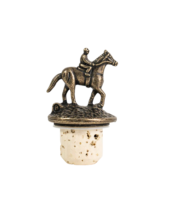 Blanton's Single Barrel Bourbon Horse & Jockey Stopper Set