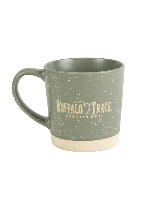 Buffalo Trace Speckled Green Coffee Mug