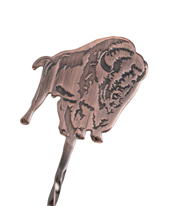 Buffalo Trace Copper Mixing Spoon – Premium Bar Stirrer - Image 2