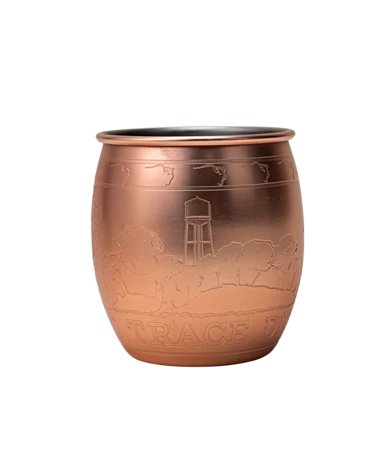 Buffalo Trace Copper Mule Mug – Engraved Barware Design - Image 3