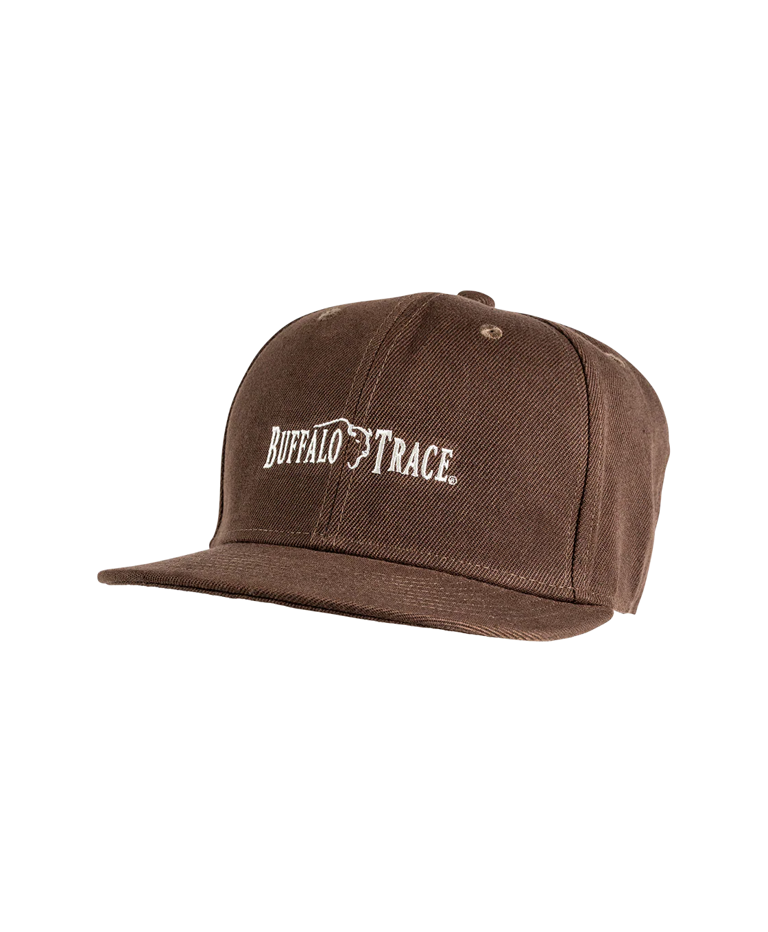 Buffalo Trace Flat Bill Hat (Brown)