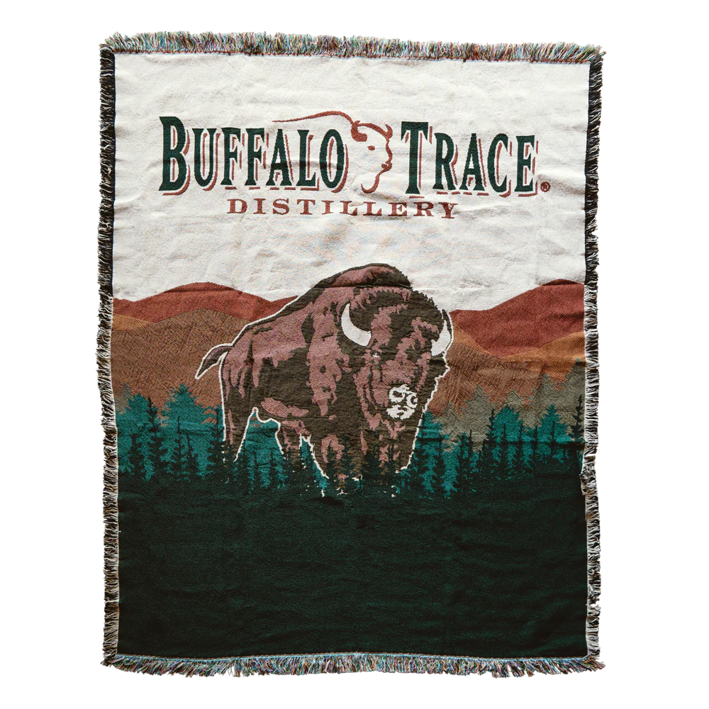 Buffalo Trace Distillery Jacquard Throw Blanket