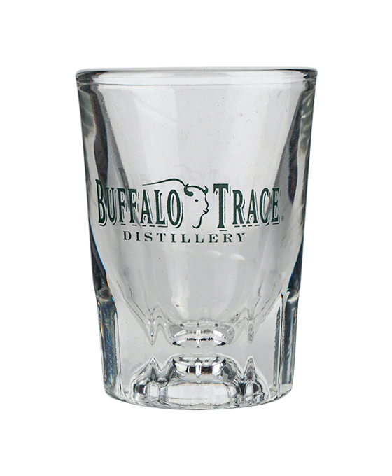 Buffalo Trace Fluted 2oz Thick-Bottom Shot Glass - Image 2