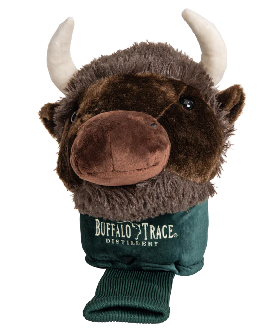 Buffalo Trace Bourbon Green Mascot Golf Driver Cover - Image 3