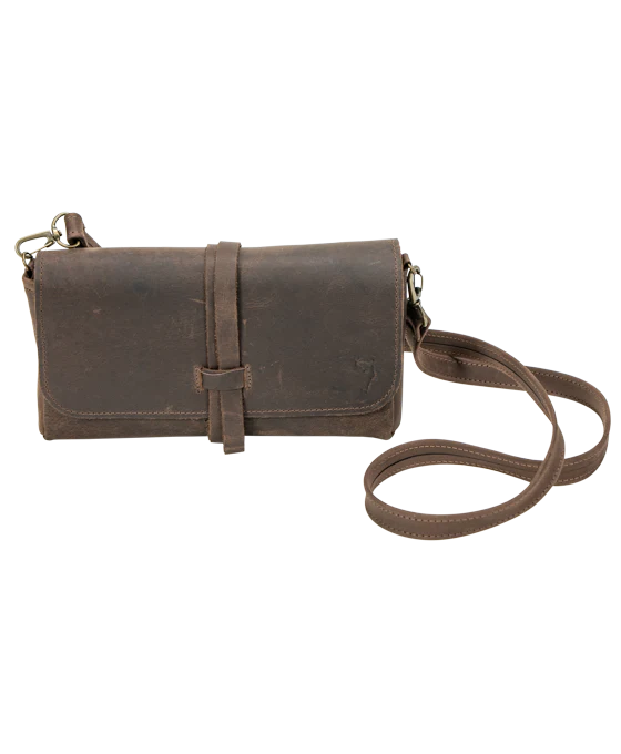 Buffalo Trace Leather Crossbody Bar with Detachable Strap - Image 3