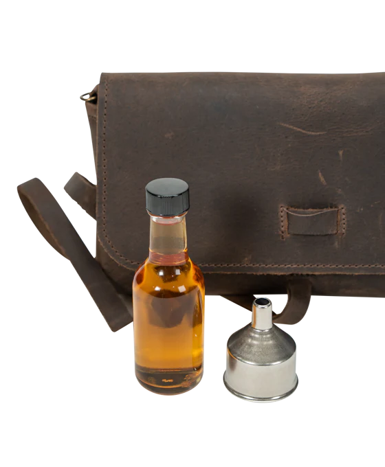 Buffalo Trace Leather Crossbody Bar with Detachable Strap - Image 5