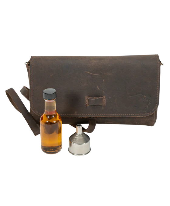 Buffalo Trace Leather Crossbody Bar with Detachable Strap - Image 6