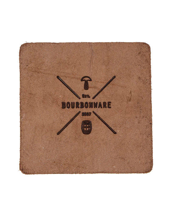 Buffalo Trace Leather Bourbon Coaster - Image 2