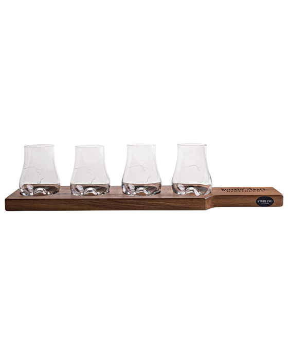 Buffalo Trace Whiskey Tasting Board & Glass Set - Image 2