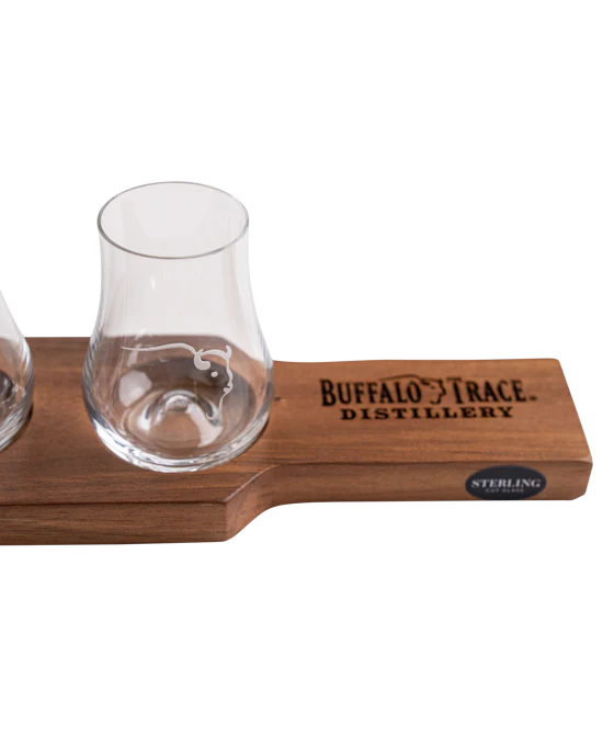 Buffalo Trace Whiskey Tasting Board & Glass Set - Image 4