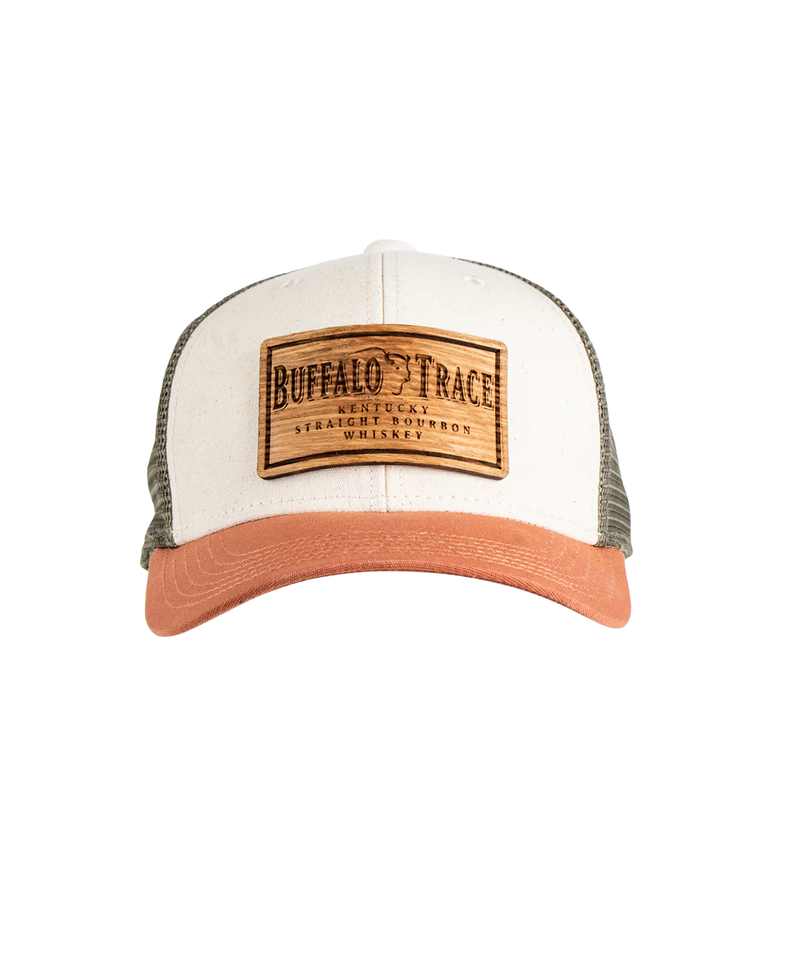 Buffalo Trace Three-Color Wood Patch Hat - Image 2