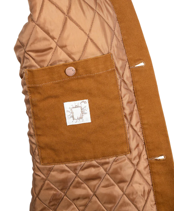 Buffalo Trace Distiller's Cotton Canvas Jacket with Flask Pocket - Image 2