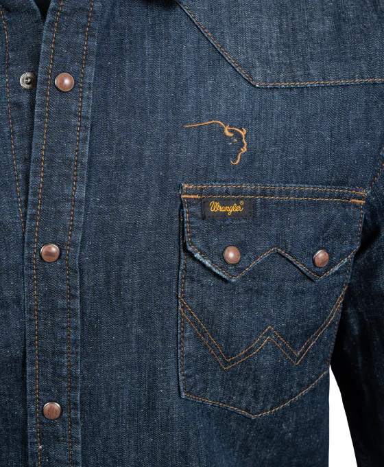 Wrangler x Buffalo Trace Men's Revival Shirt - Image 4