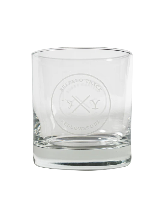 Buffalo Trace x Yellowstone Rocks Glass - Image 2