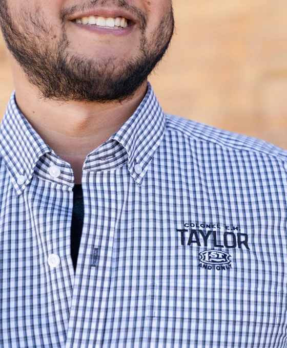 E.H. Taylor Gingham Button Up Shirt (M, L) - Image 5