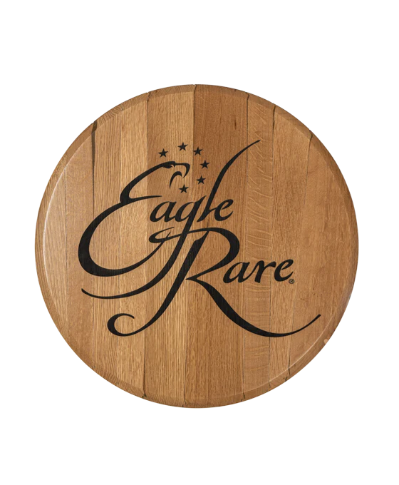 Eagle Rare Barrel Head – Engraved Bourbon Heritage Display