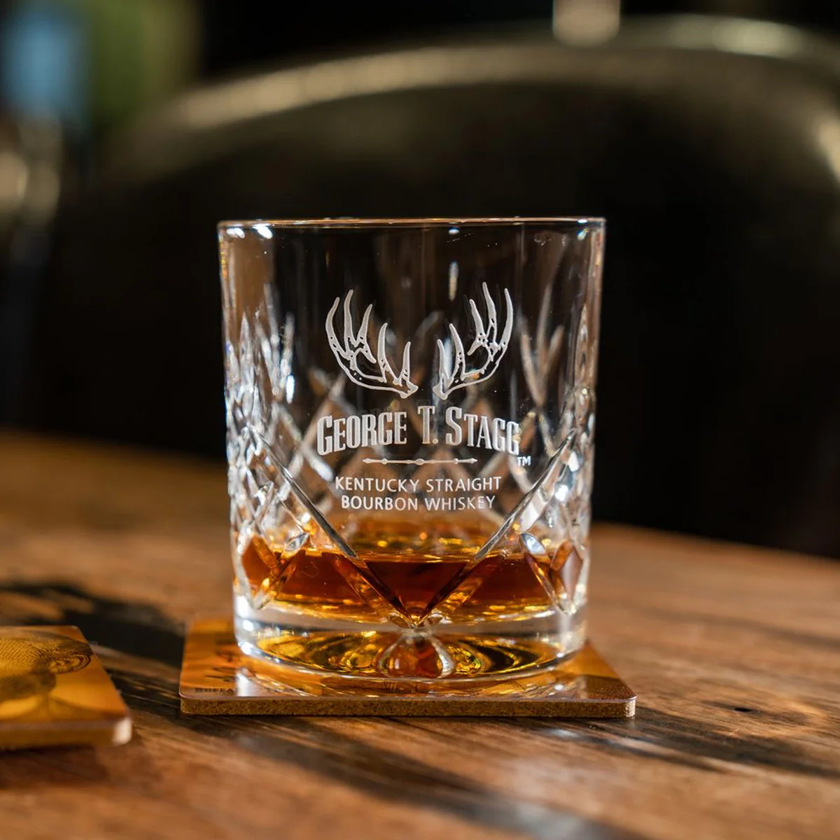 George T. Stagg Crystal Bourbon Director's Rocks Glass - Image 3