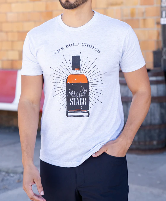 Stagg "The Bold Choice" Heather Grey Tee - Image 3