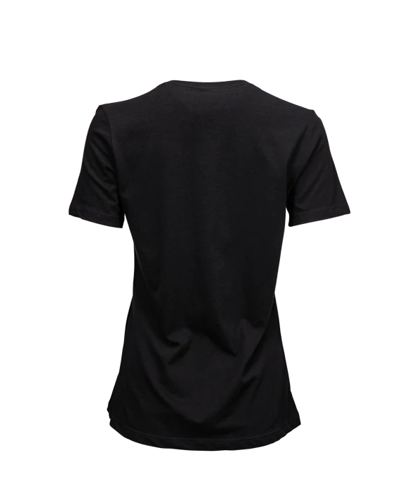 Stagg Women's Black "Bold Choice" Bottle V-Neck Tee - Image 2