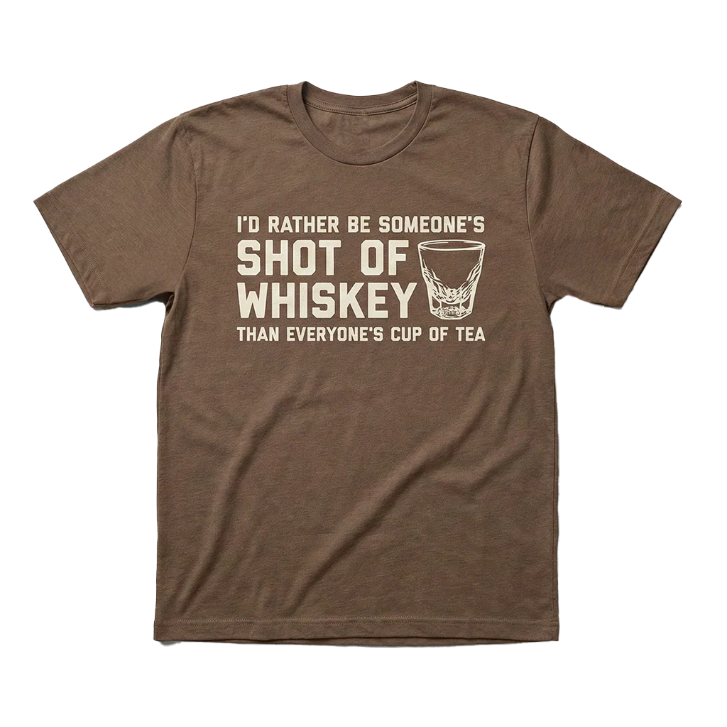 The "Shot of Whiskey" Statement Tee