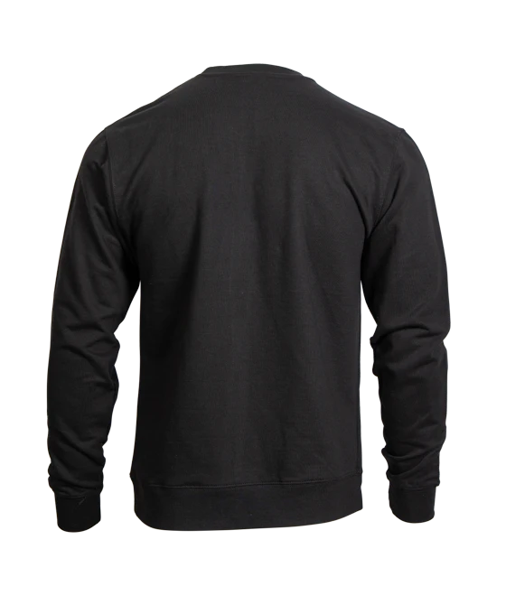 Weller Black Crew Neck Sweatshirt - HD Logo - Image 2