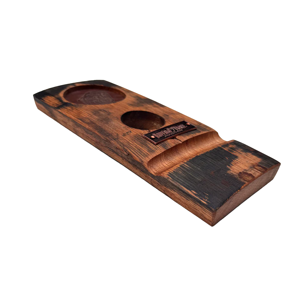Whiskey Woodcraft Personalized Barrel Stave Cigar Rest - Image 3